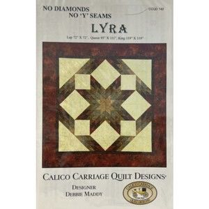 Calico Carriage Quilt Designs - Lyra - Lap/ Twin/Full/Queen/King